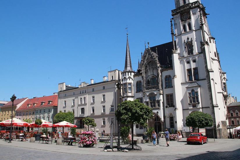 Zabkowice Slaskie Town Square