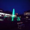 Kolorowa fontanna w Sopocie
