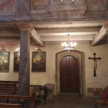 widok na tył kościoła drzwi do przedsionka, PaulusGl