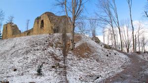 Ruiny zamku w Lanckoronie - zdjęcie
