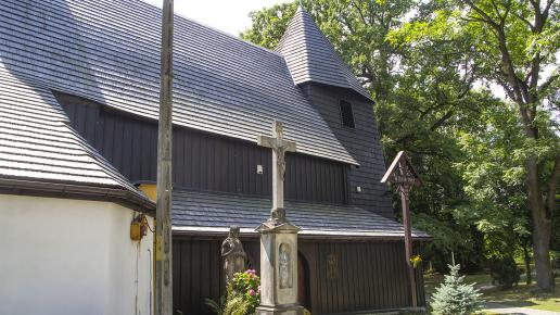 Rachowice drewniany kościół