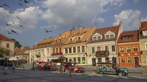 Sandomierz - kamienice na Rynku