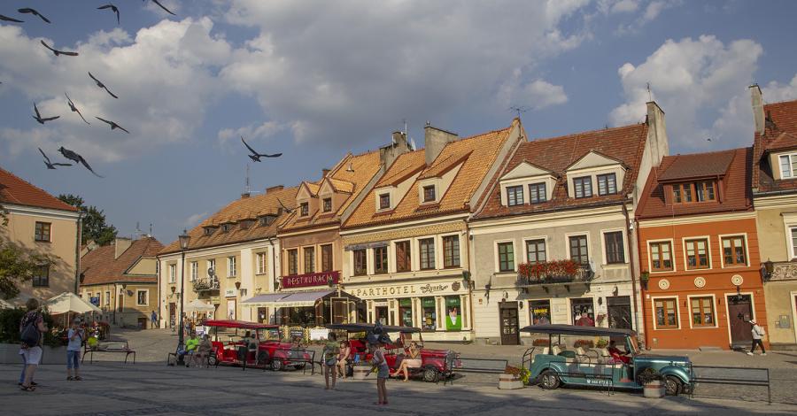 Kamienice mieszczańskie w Sandomierzu - zdjęcie