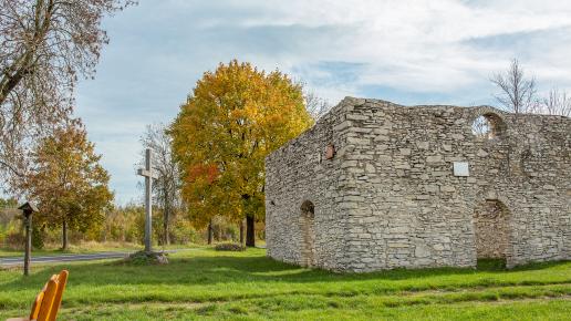 Ruiny kościoła w Żarkach