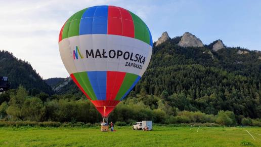 Lot balonem w Małopolsce, Pieniny - Trzy Korony