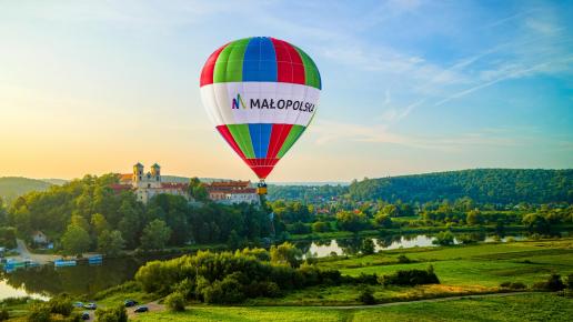 Loty balonem - Tyniec, okolice Krakowa