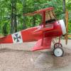 Miniatura Samolot Czerwonego Barona w Świdnicy