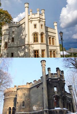 Pałac w Bytomiu Miechowicach przed i po remoncie