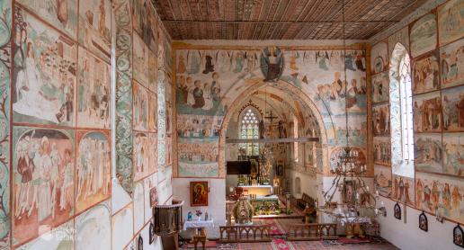 Kościół w Małujowicach - największy w Polsce zespół malowideł średniowiecznych! - zdjęcie