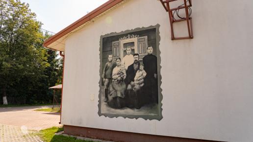 Trześcianka, mural Andrejkowa
