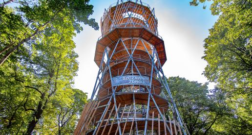 Wieża widokowa w Szczawnie-Zdroju hitem turystycznym - zdjęcie