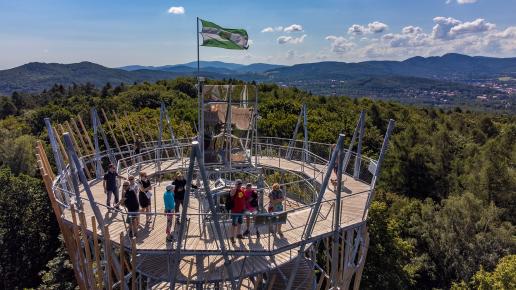 Wieża widokowa na Wzgórzu Gedymina w Szczawnie-Zdroju