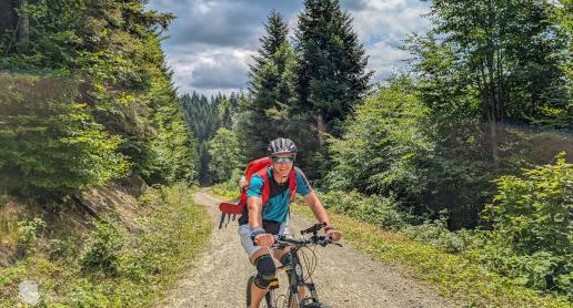 Trasa rowerowa wokół góry Mogielica. Pętla 21 km wokół szczytu - zdjęcie