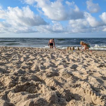 Plaża w Jastrzębiej Górze