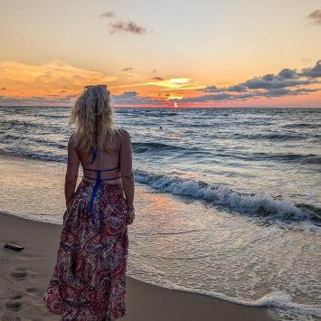 Plaża w Jastrzębiej Górze