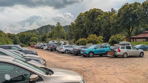 Adršpach parking