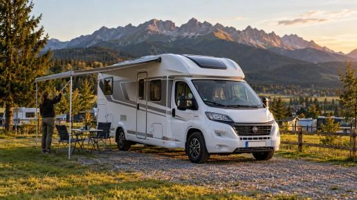 Knaus na bazie Fiata Ducato.