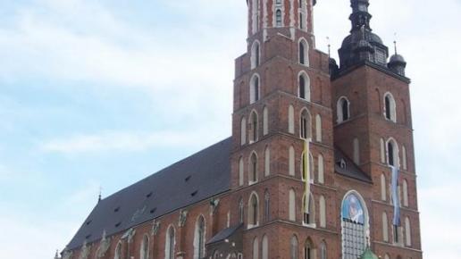 wieża hejnałowa Kościoła Mariackiego w Krakowie, krystyna