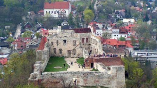 ruiny zamku w Kazimierzu Dolny n.Wisłą
