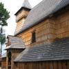 Drewniany kościółek w Dębnie na Podhalu