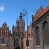Gdańsk - spalony kościół Św. Katarzyny