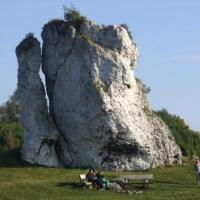 Wielka skała przy zamku w Mirowie, Klaudia
