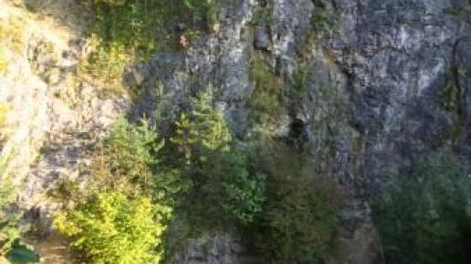 Kamieniołom w Podlesicach z Jaskinią Głęboką, Klaudia