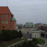 Widok na jeden z budynków Zamku Królewskiego, Grzegorz Binkiewicz