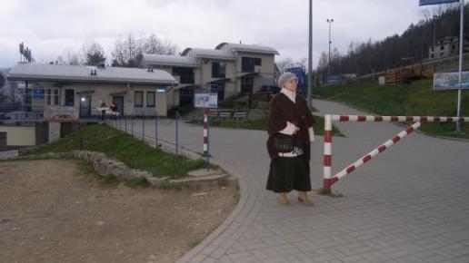 Dolna stacja kolejki., Edward Krężel