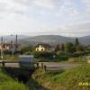 Milówka- widok na góry od torów kolejowych, Zofia i Jan Grabarczyk
