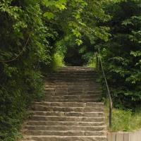schody wiodące do baszty i zamku, MM