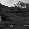 Widok na Kazbek, w pobliżu jęzora lodowca., Kinga