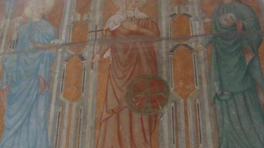 Kwidzyn, freski w katedrze, Monika