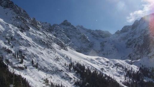 widok z Morskiego Oka, krystyna