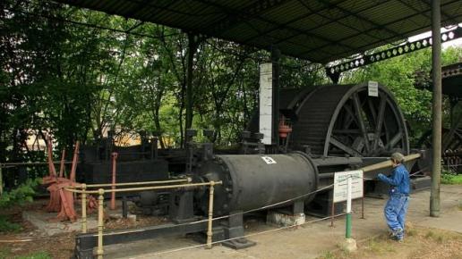 Maszyna wyciągowa typ bębnowy, rok budowy 1887., MM