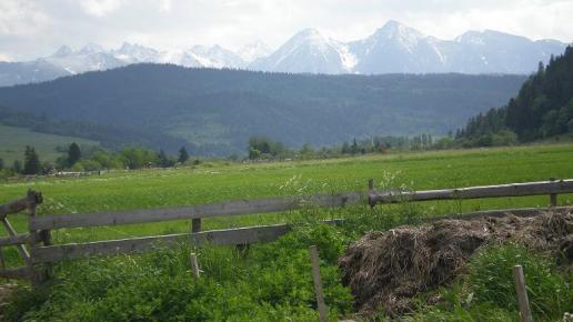 Piękny widok na Słowackie Tatry, Joanna