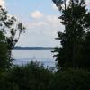 Widok na jezioro Niegocin - w czasie powstawania Twierdzy nie było drzew, co umożliwiało obserwacje, Stefania Adamczyk - Karpińska