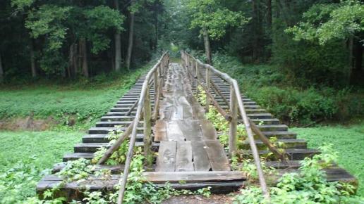 Most wąskotorowej kolejki leśnej na Porytowym Wzgórzu, Andrzej