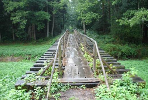 Most wąskotorowej kolejki leśnej na Porytowym Wzgórzu, Andrzej