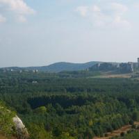widok na Olsztyn z gór Towarnych, ivona