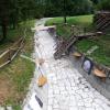 Bohinj - restauracja w korycie potoku., Adam Prończuk