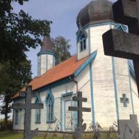Cerkiew na wyspie (ok. Krutynia, blisko Mikołajek), Adam Prończuk