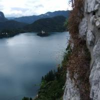Bled - widok z zamku na jezioro, Adam Prończuk