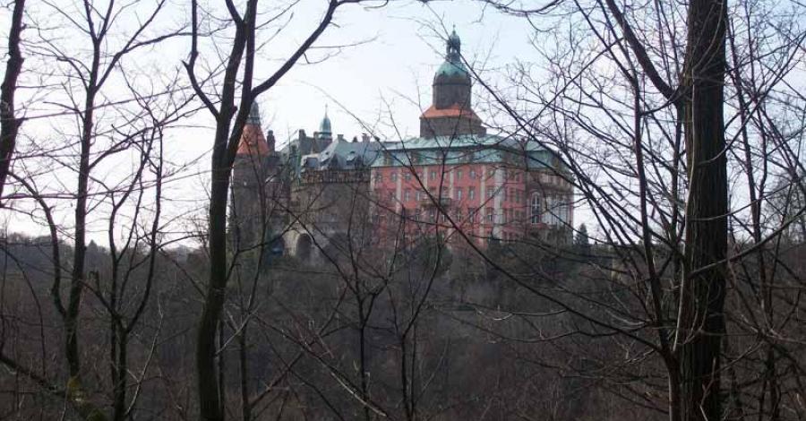 Zamek Książ - cztery pory roku - zdjęcie