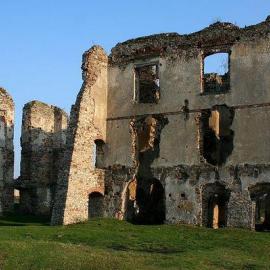 Ruiny zamku w Bodzentynie, monika