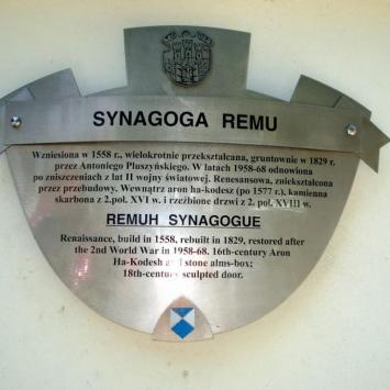 Synagoga Remu.., Zbyszek Mat