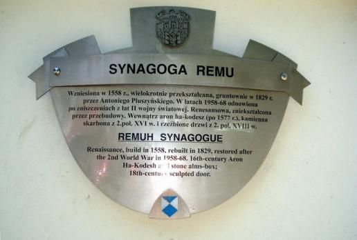 Synagoga Remu.., Zbyszek Mat