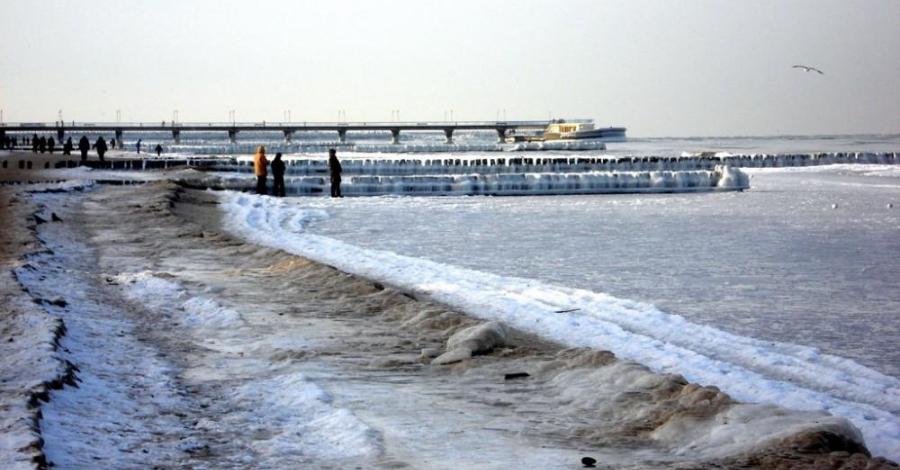 Kołobrzeg luty 2010 – a zima jak w XVII wieku. - zdjęcie