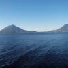  Jezioro, wulkany San Pedro i po lewej Toliman i Atitlan, Tadeusz Walkowicz