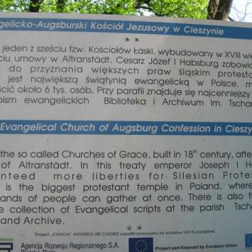 Ewangelicki Kościół Jezusowy- tabl.informacyjna, Danuta